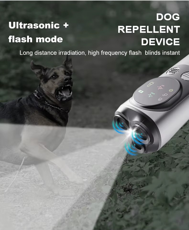 LED Ultrasonic Dog Repeller Effective Bark Control Device to Stop Barking Deter