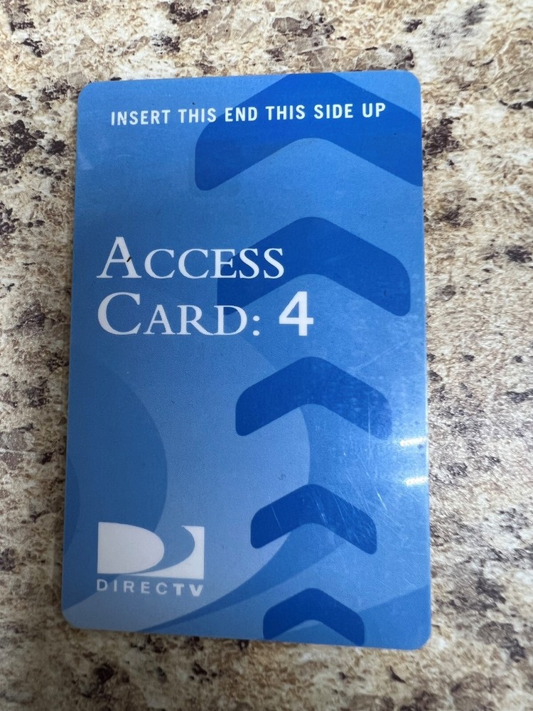 (1) One Direct TV Satellite 2002 Cable Access Card 4 Untested