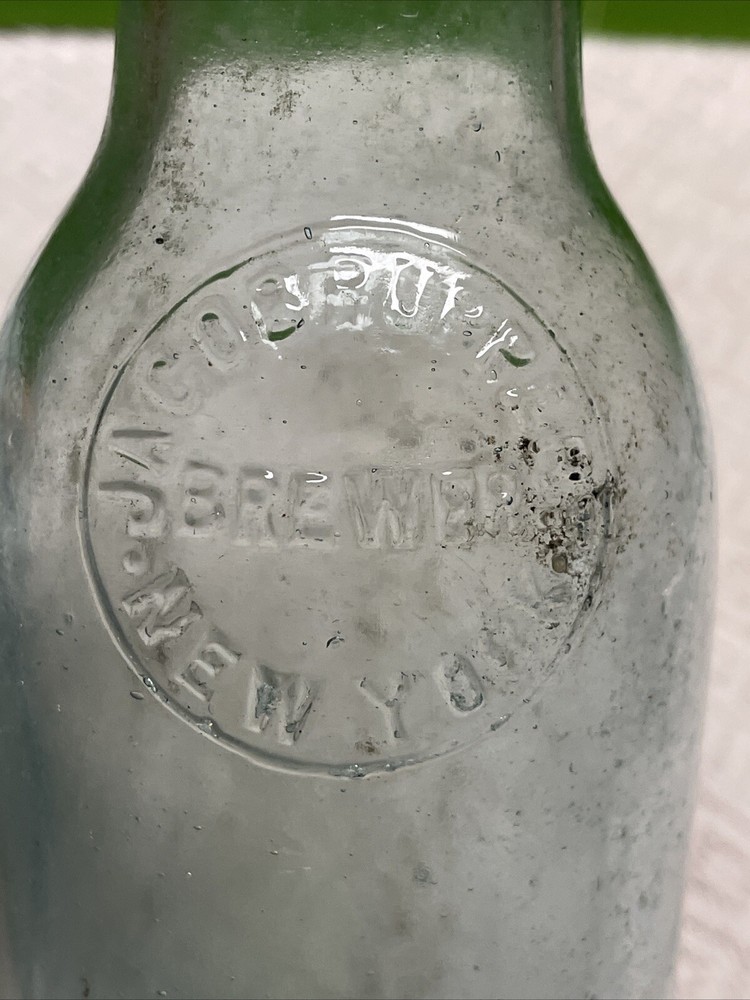 Old Glass Beer Bottle Jacob Ruppert