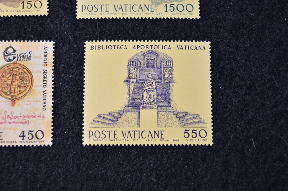 VATICAN 1986 VATICAN ACADEMIES STAMPS