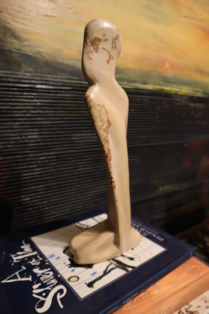 Kneeling figure Soapstone Sculpture from Kenya