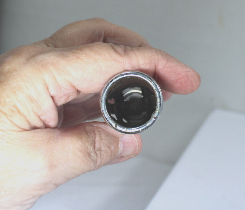 1955 DODGE CORONET CIGARETTE CHROME LIGHTER ASSEMBLY KNOB & BEZEL