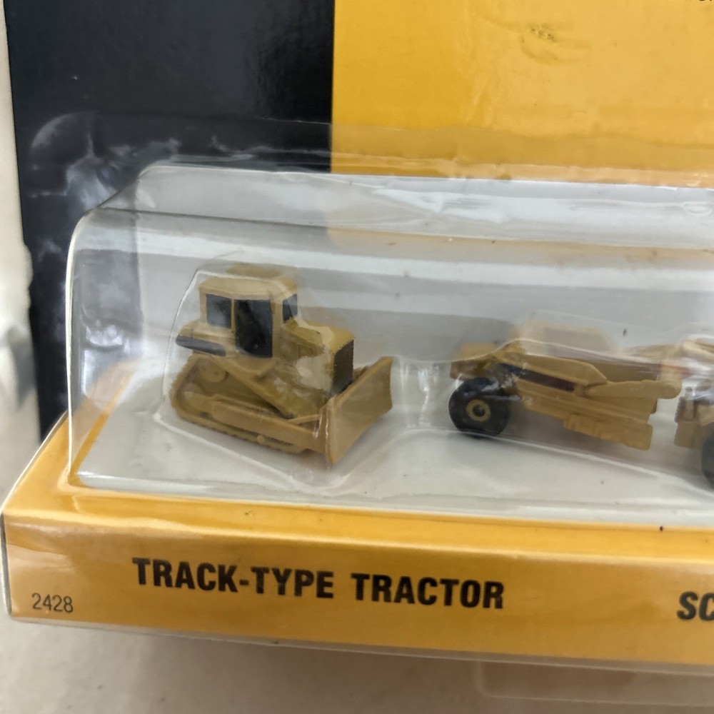ERTL Caterpillar 3 pack Micro set 1991 CAT toy construction diecast box box1
