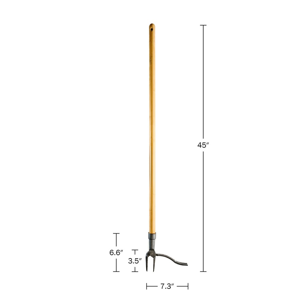 Stand Up Weed Puller Tool with Handle 45.6” Weeder Puller Cast Weed Remover