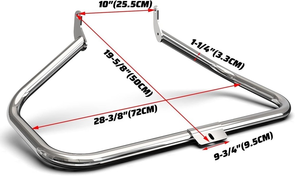 Bolt-On Chrome Engine Guard for 2000-2017 Harley Fat Boy & Springer Models