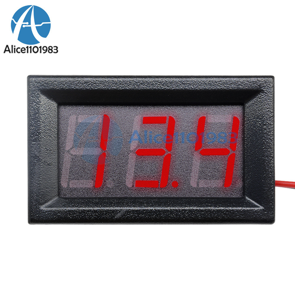 0.56" DC4.5-30V Voltmeter LED Panel Three Digital Display Volt Voltage Meter Red