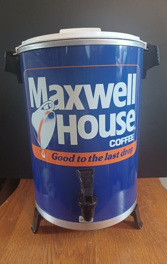 Vintage Maxwell House Coffee Pot Brewer 30 Cup Percolator West Bend