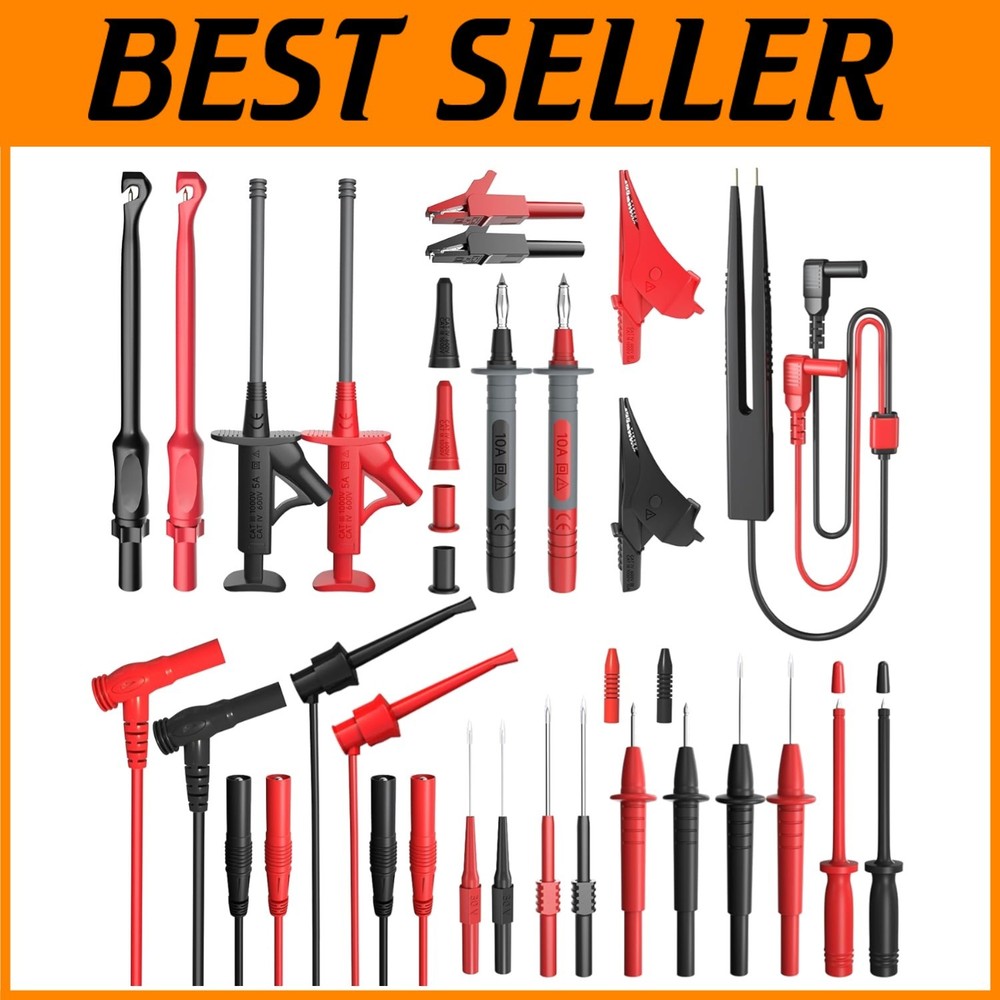 Replaceable Probes Set - Alligator Clips Included