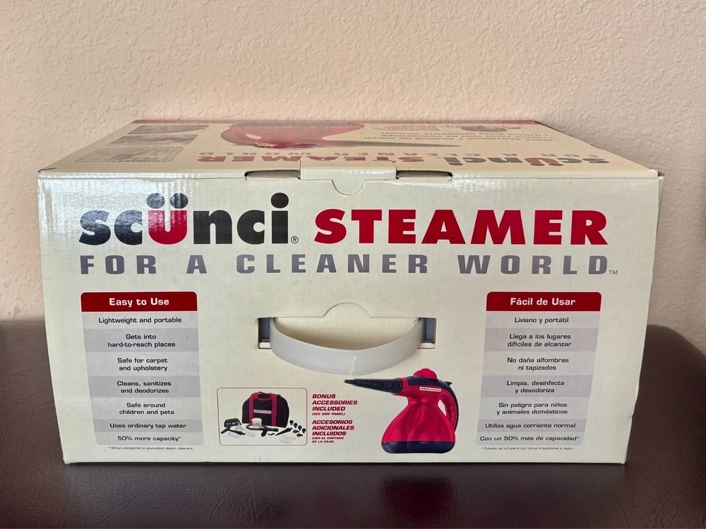 Scunzi Steamer Model SS1000 – New Open Box