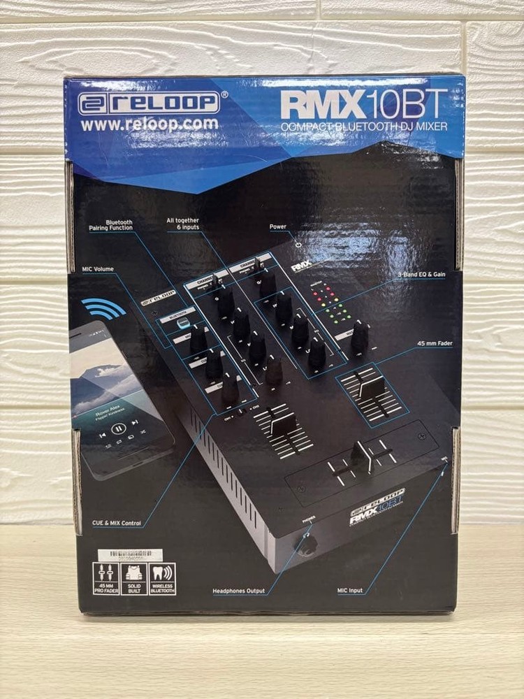 Reloop RMX-10BT Bluetooth Input DJ Mixer 40