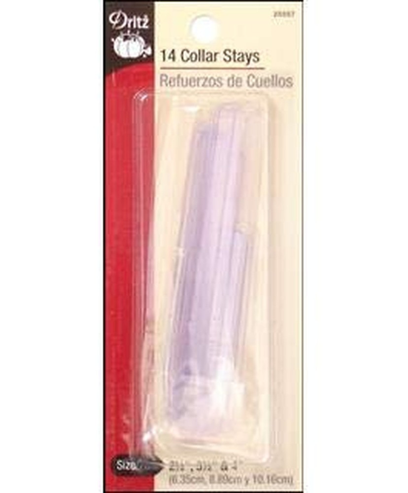 Dritz 25557 Collar Stays, Assorted Sizes (14-Count)