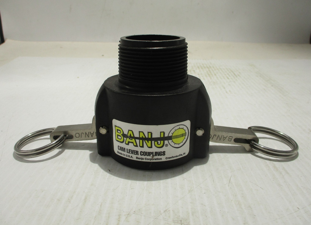 NEW BANJO 1-1/2 POLY CAM LEVER COUPLING 15OB
