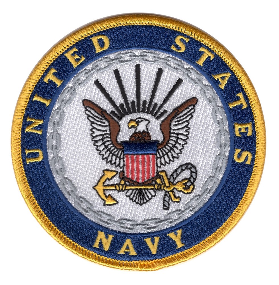 Navy Crest Patch