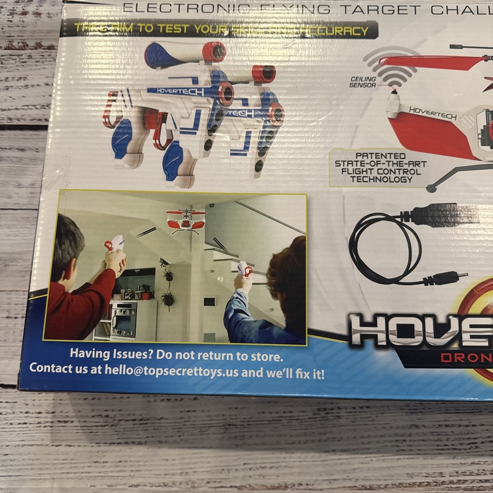 Hovertech Battle FX 3.0 Sky Blast Shooting Drone Game New In Box