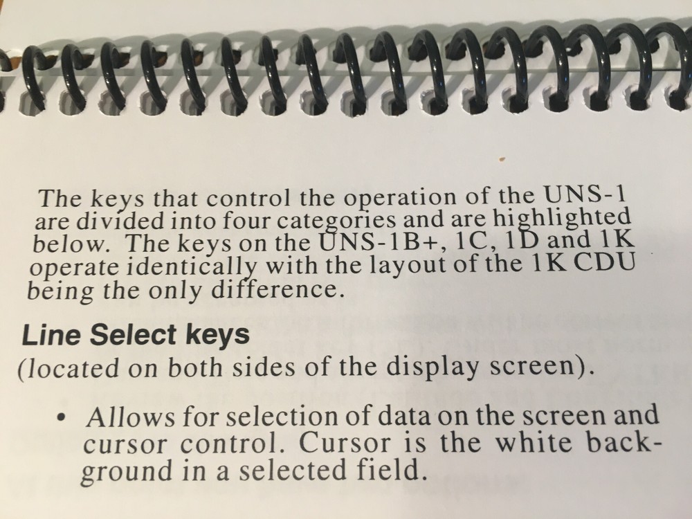 Universal Avionics UNS-1 Quick Start Guide
