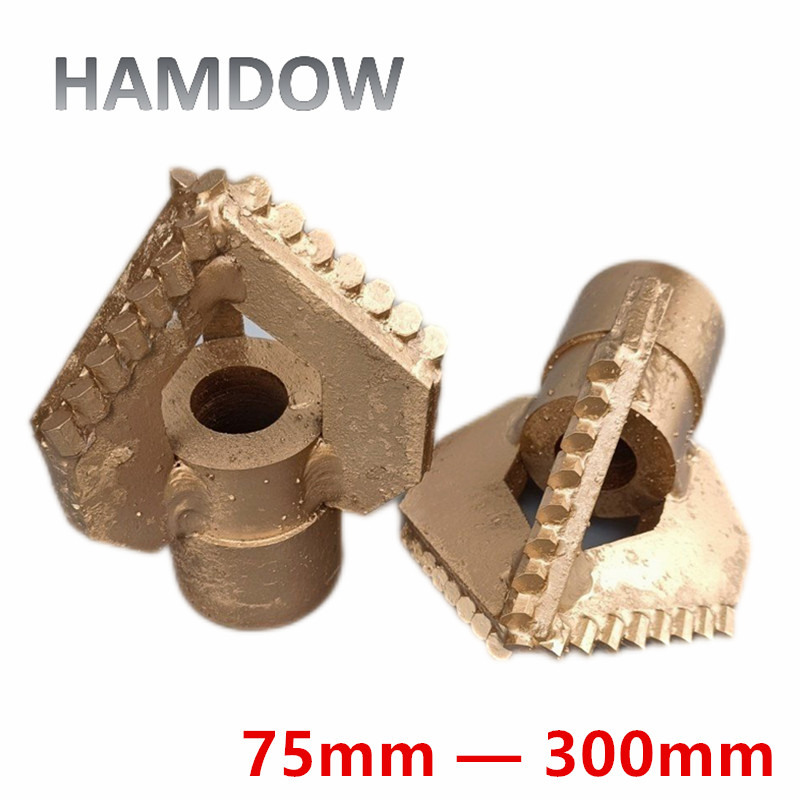 Three Wings Alloy Drill Bit 3 blades Digging Artesian Water Well Drilling