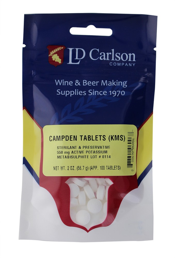 Campden Tablets (potassium metabisulfite) - 100 Tablets