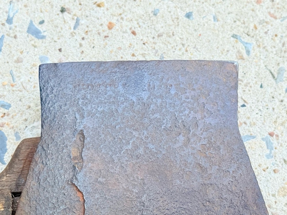 Antique Broad Axe 13 in. Signed Large