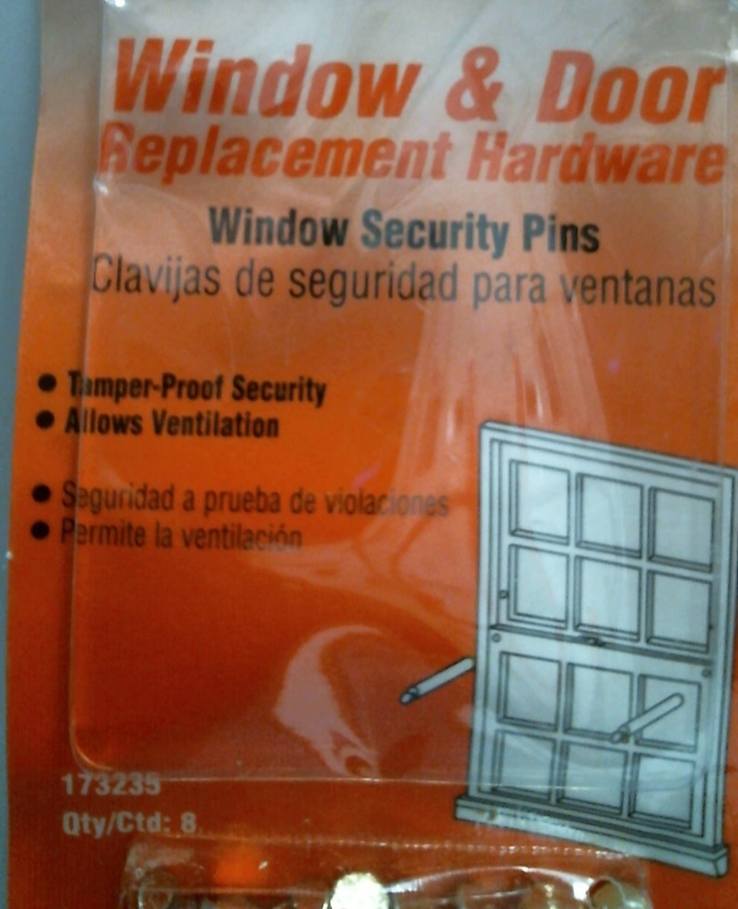 Prime-Line Window Security Pins 8 pk. (173235) FS