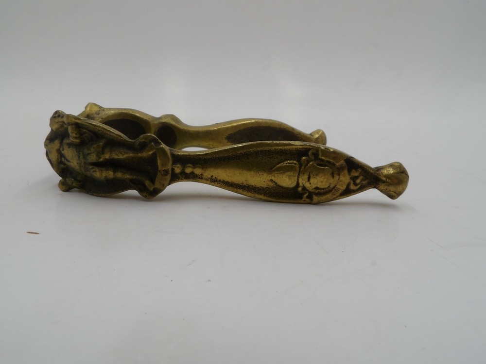 Jester Clown Vintage Brass Figural Nutcracker