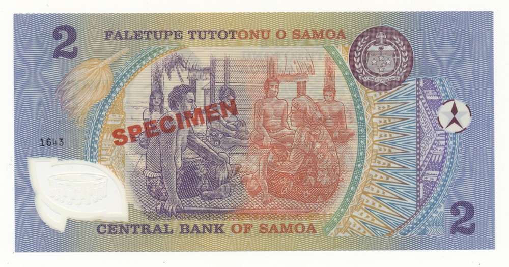 Samoa 2 Tala 2003 Specimen Polymer Unc P. 31s