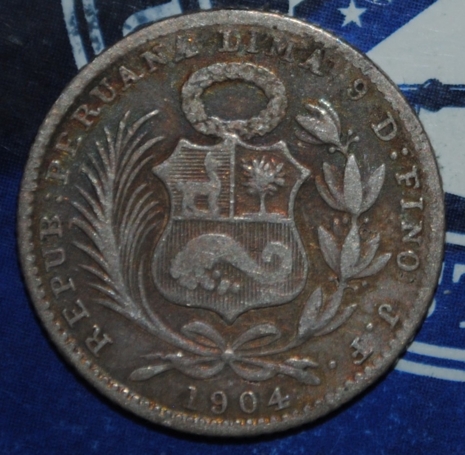 Peru 1 Dinero 1904 {{{B288