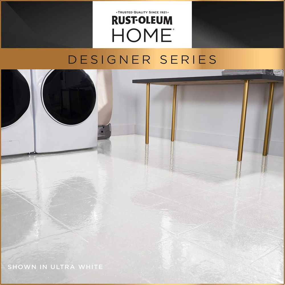 High Gloss White Floor Coating Kit - Transform Your Space Today!