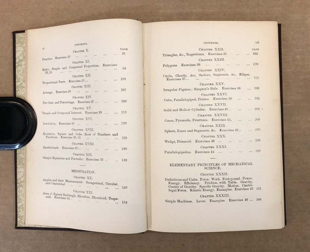 Engineering Arithmetic and Mensuration - CR Honiball -Hardback- 1896 1st Ed-RARE
