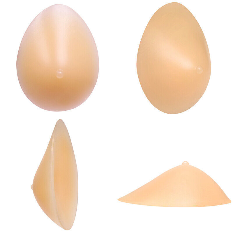 Silicone Breast Forms Mastectomy Insert Pad Bra Enhancer Prosthesis 1Piece