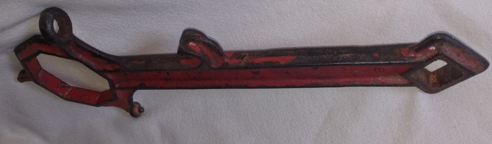 Vintage cast iron fire hydrant spanner wrench