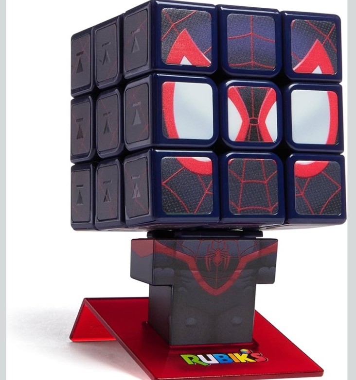 Spin Master Rubik’s Cube Miles Morales Marvel Spider-Man Collectible Puzzle