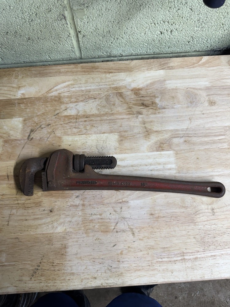 Used Ridgid Heavy Duty 18” Pipe Wrench