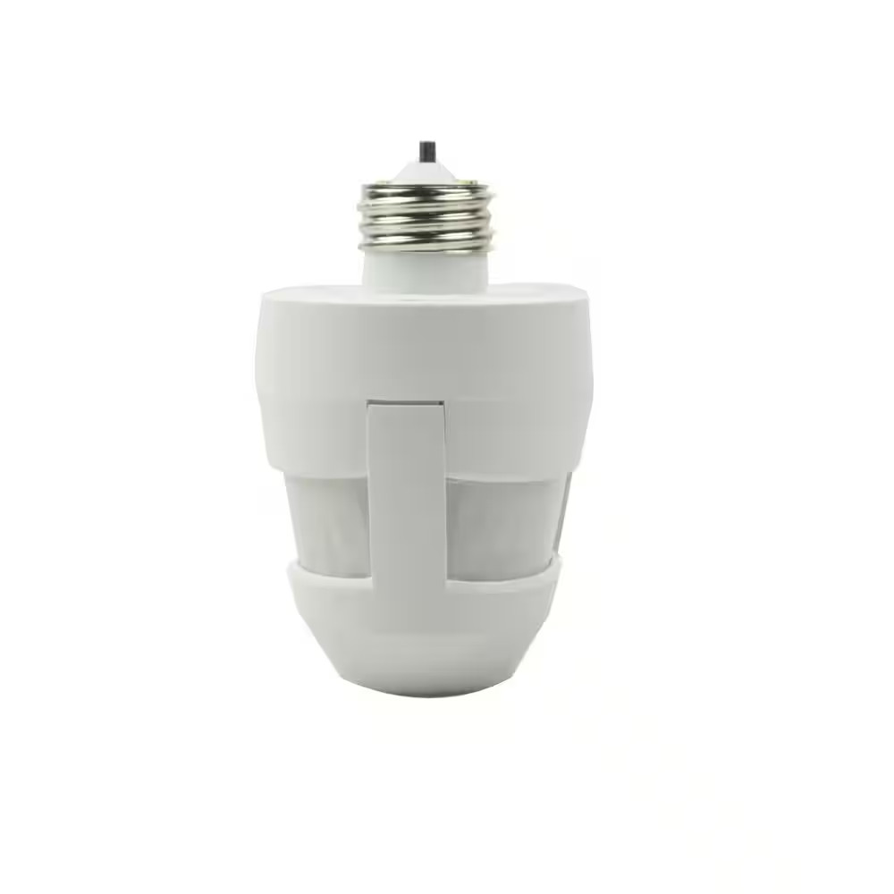 360-Degree Motion Activated Light Socket Control, White
