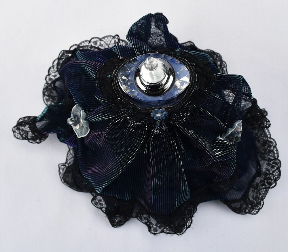 Popular Creations - PEACOCK DRESS EITH PERFUME BOTTLE