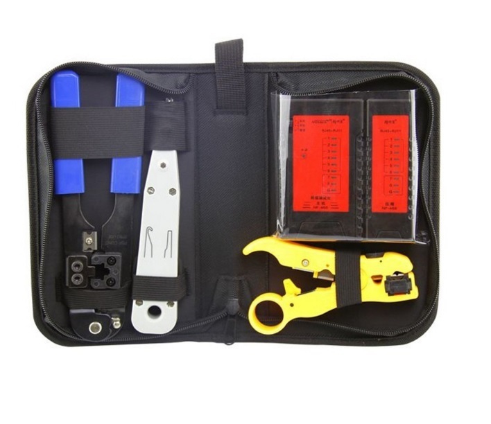 4 Piece Essential Computer Network Installation Tool Kit, CablesOnline TL-KN04B