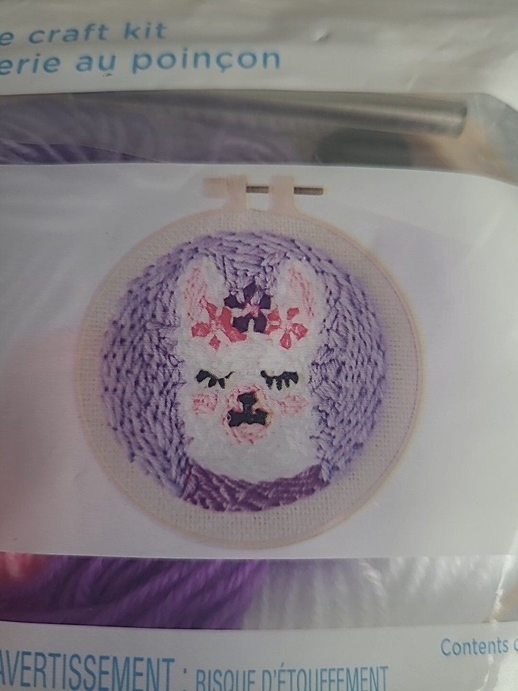 Creatology Llama Punch Needle Craft Kit Age 6+