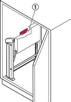 Hanging Bracket For Hailo Stepfix Step Stool Anthracite finish