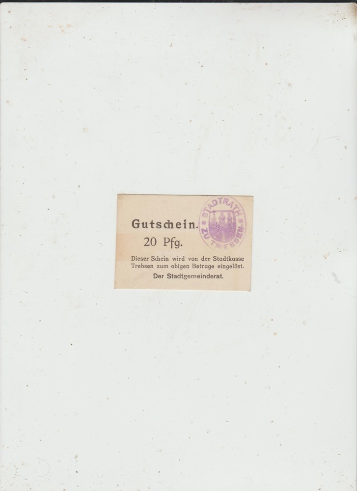 TREBSEN  20pfg