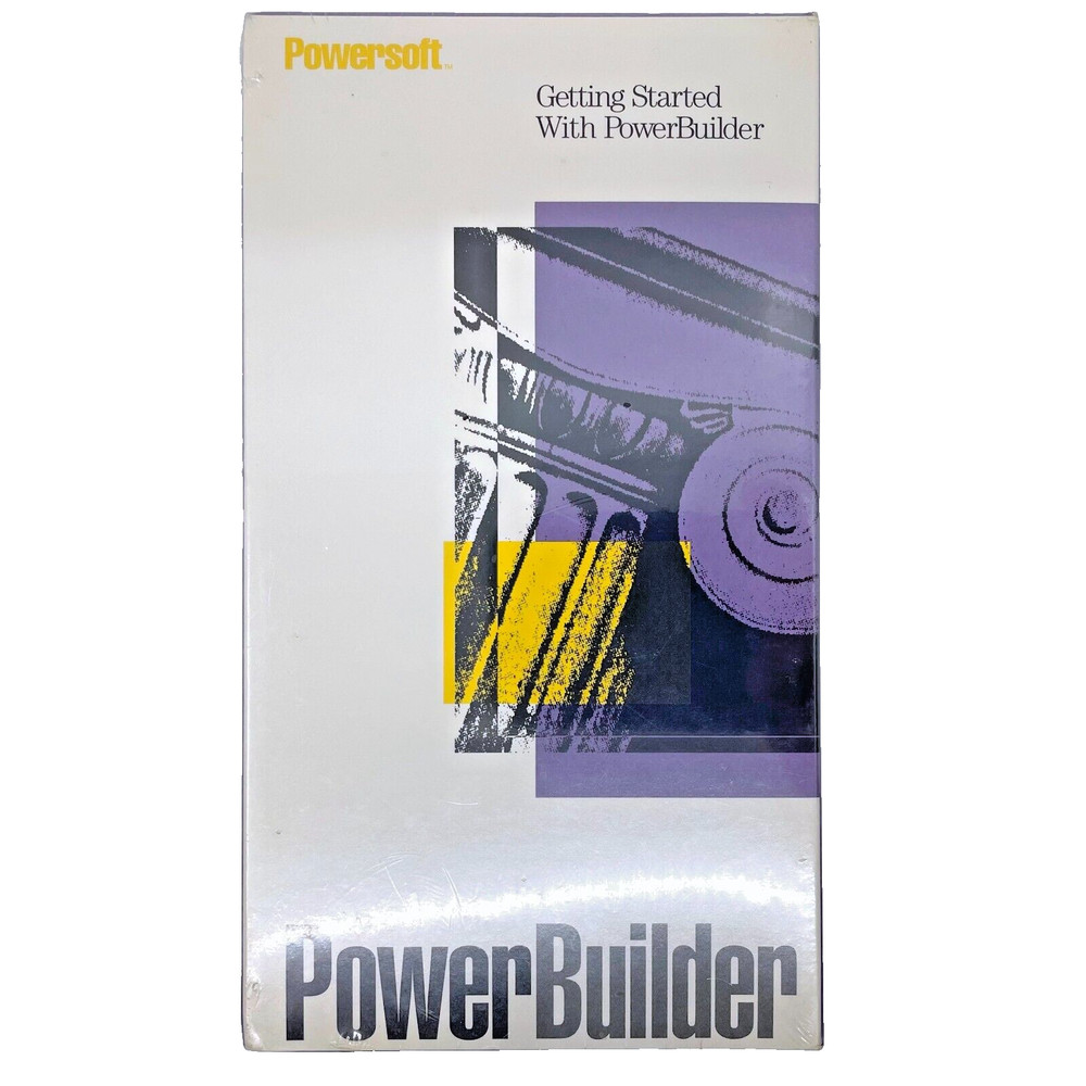 Powersoft Getting Started with PowerBuilder Tutorial VHS Tape