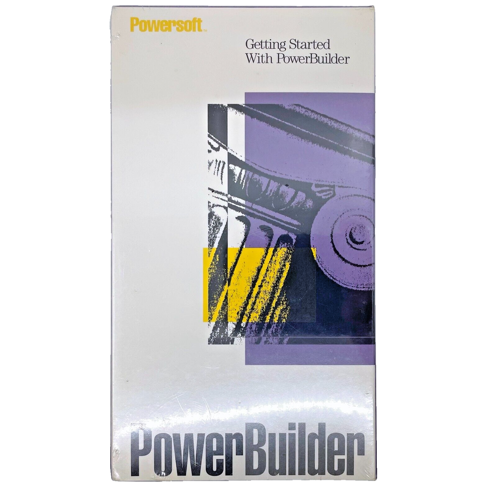 Powersoft Getting Started with PowerBuilder Tutorial VHS Tape