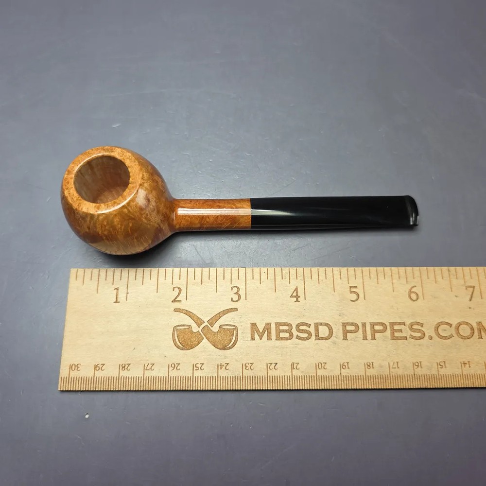 Dave Neeb Smooth Prince Handmade Briar Pipe, New