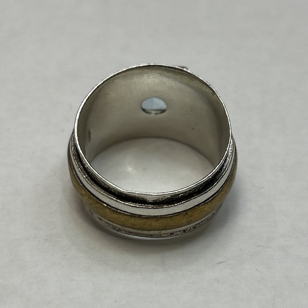 Vintage .925 Solid Sterling Silver Gemstone Ring