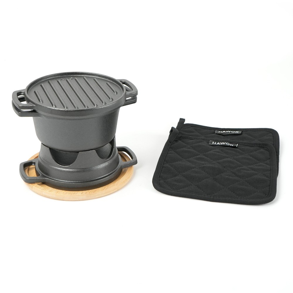 6 Piece Stove Set,Multipurpose Mini BBQ Stove Set