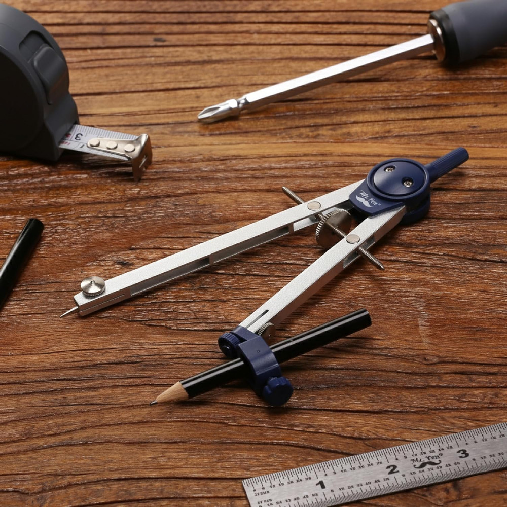 - Compass for Geometry, Compass with Pencil, Compass Drawing Tool, Drawing Compa