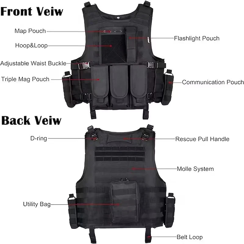 security Vest security vest Quick Release vest carrier