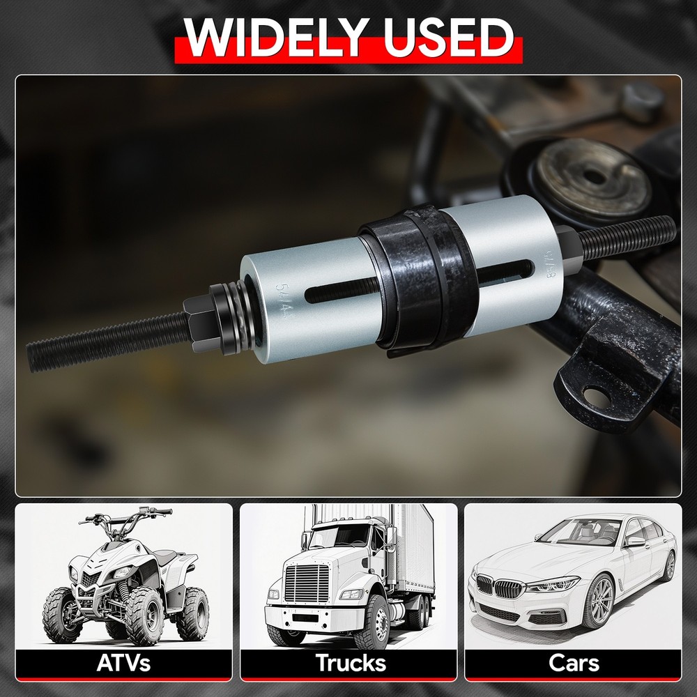 27 PCS Universal Press & Pull Sleeve Kit Bush Bearing Removal Insertion Tool Kit