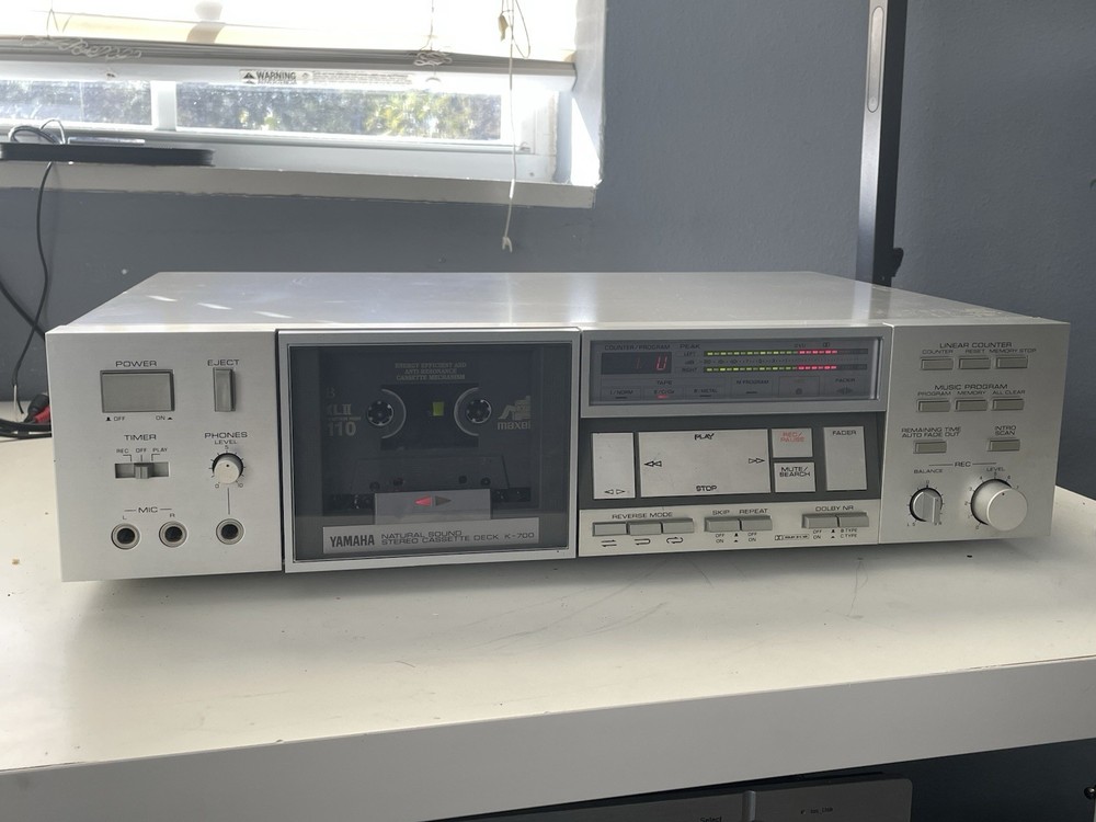 Yamaha K-700 Cassette Deck (Working With Issues)