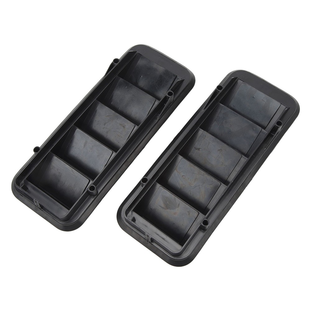 2pcs Back Panel Air Vent Relief Grille Durable Replacement For Chevy Silver COHM