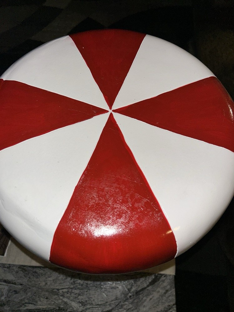 Peppermint Christmas Stool- Ships Next Day!
