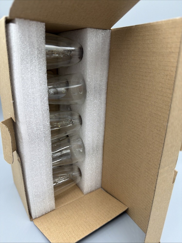 10 Pack Edison Replacement Light Bulbs for Outdoor String Lights, ST40 7W E17 Ba